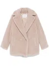Max Mara Tailored Jacket Double-breasted Front In Pink