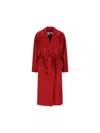 Max Mara Ticino 101801 Icon Coat Special Edition In Red