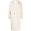 Max Mara Teddy Bear Icon Wool And Alpaca Blend Coat In White