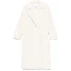 Max Mara Fragore Coat In White