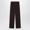Max Mara Coffee-coloured Viscose Trousers