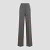 Max Mara Cognac Pants Principe Galles In Nero Pomice