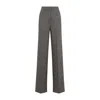 Max Mara Cognac Pants Principe Galles In Black