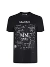 Max Mara Crew Neck Jersey T-shirt With Graphic Print