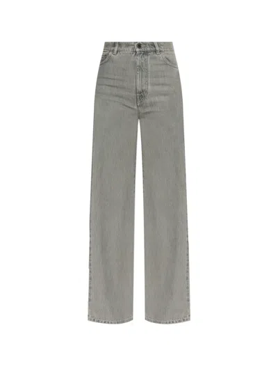 Max Mara Colibri Five-pocket Jeans In Gray