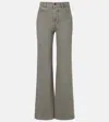 Max Mara Colibri High-rise Flared Jeans In Gray