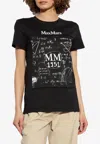 Max Mara Colibri Graphic-print T-shirt In Black