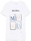 Max Mara White Printed Cotton Colibri T-shirt