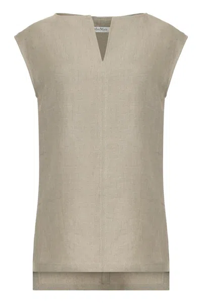 MAX MARA MAX MARA COLIMBO LINEN BLOUSE
