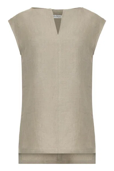 MAX MARA MAX MARA COLIMBO LINEN BLOUSE
