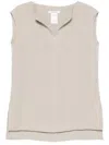 Max Mara Maxmara Colimbo Top Beige In Neutral