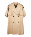 Max Mara Collared Jacket In Neutral