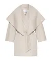 Max Mara Collared Long-sleeved Coat In Brown