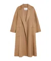 Max Mara Collared Long-sleeved Coat In Brown