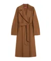 Max Mara Collared Long-sleeved Coat In Brown