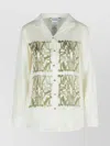 Max Mara Maxmarabesque Print Silk Shirt Clothing In White