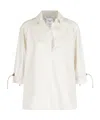 Max Mara Collared Shirt In Neutral