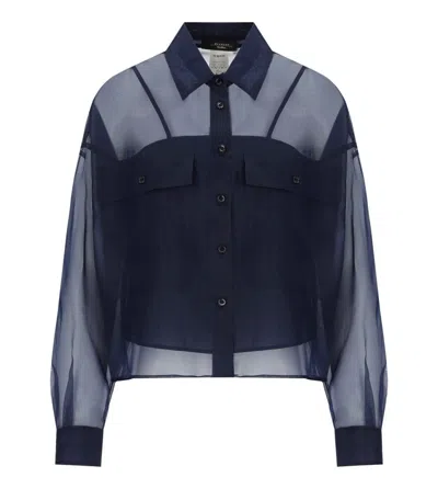 Max Mara Weekend Colomba Blue Shirt
