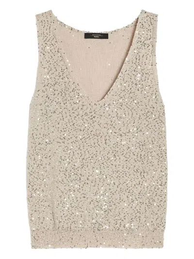 Max Mara Colomba Vest In 中性色