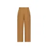 Max Mara Wide Leg Colonia Trousers In Brown