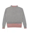 Max Mara Color Long-sleeved Pullover In Gray