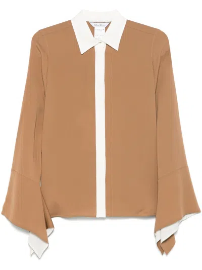Max Mara Colorblock Silk Shirt