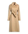Max Mara Colored Long Wool Coat In Nude