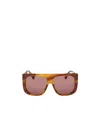 Max Mara Colored Sunglasses In Brown