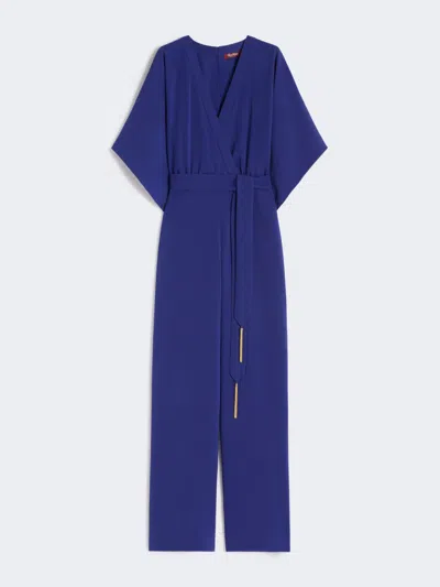 Max Mara Combinaison En Cady Léger In Blue