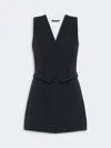 Max Mara Combinaison Short En Cady In Blue