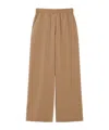 Max Mara Bonn Silk-blend Wide-leg Pants In Pink