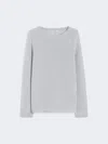 Max Mara Comfortable Wool And Cashmere Sweater In Gray
