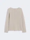 Max Mara Comfortable Wool And Cashmere Sweater In Neutral
