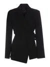 Max Mara Comma Piano Jacket In Black
