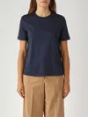 Max Mara Comodo Blouse In Blue