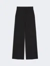 Max Mara Biada Wide-leg Crepe Pants In Black