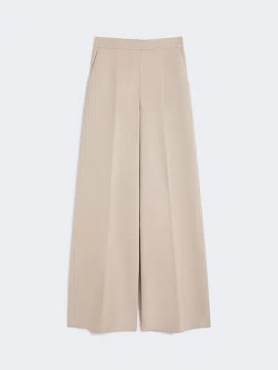 Max Mara Compact Jersey Trousers In Multi
