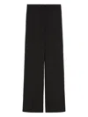 Max Mara Concealed-fastening Trousers In Black