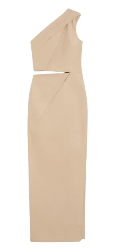 MAX MARA MAX MARA CONCEALED ZIP ASYMMETRIC DRESS