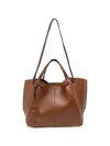 Max Mara Contrast-stitching Tote Bag In Pattern