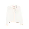 Max Mara Studio Silk-wool Blend Sweater In Multi