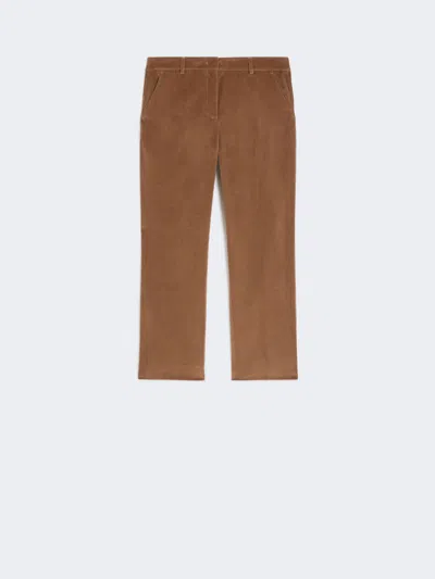 Max Mara Corduroy Trousers In Brown