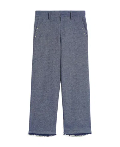 Max Mara Corfu Straight Casual Pants In Gray