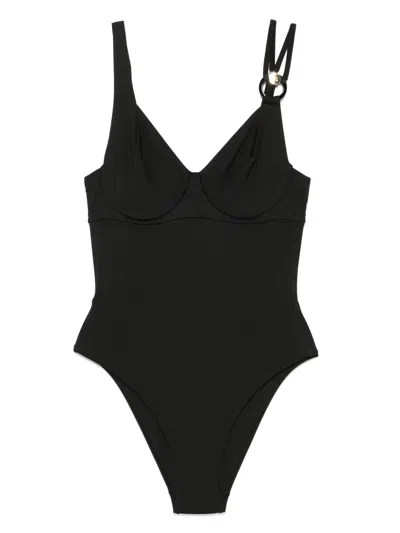 Max Mara Corinna Swimsuit In Black