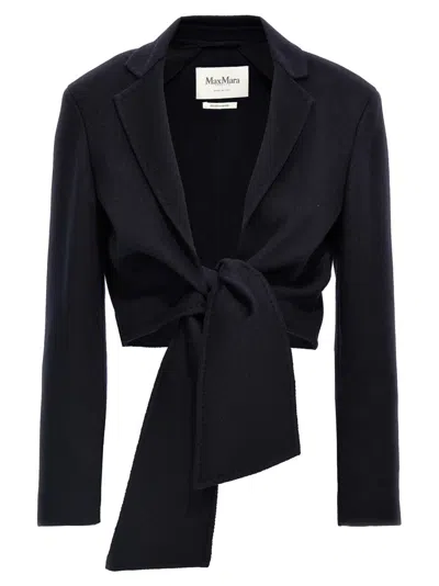Max Mara Corone' Short Jacket In Blue