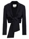 Max Mara Elegant Wool Jacket For Women In Blue