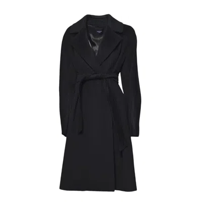 Max Mara Corte Coat In Black