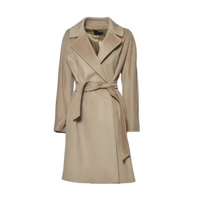 Max Mara Corte Coat In Pink