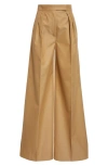 Max Mara Wide Leg Pants In Tobacco