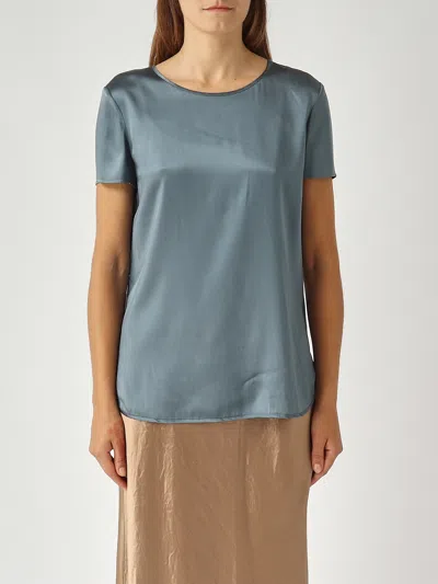 Max Mara Cortona Blouse In Blue